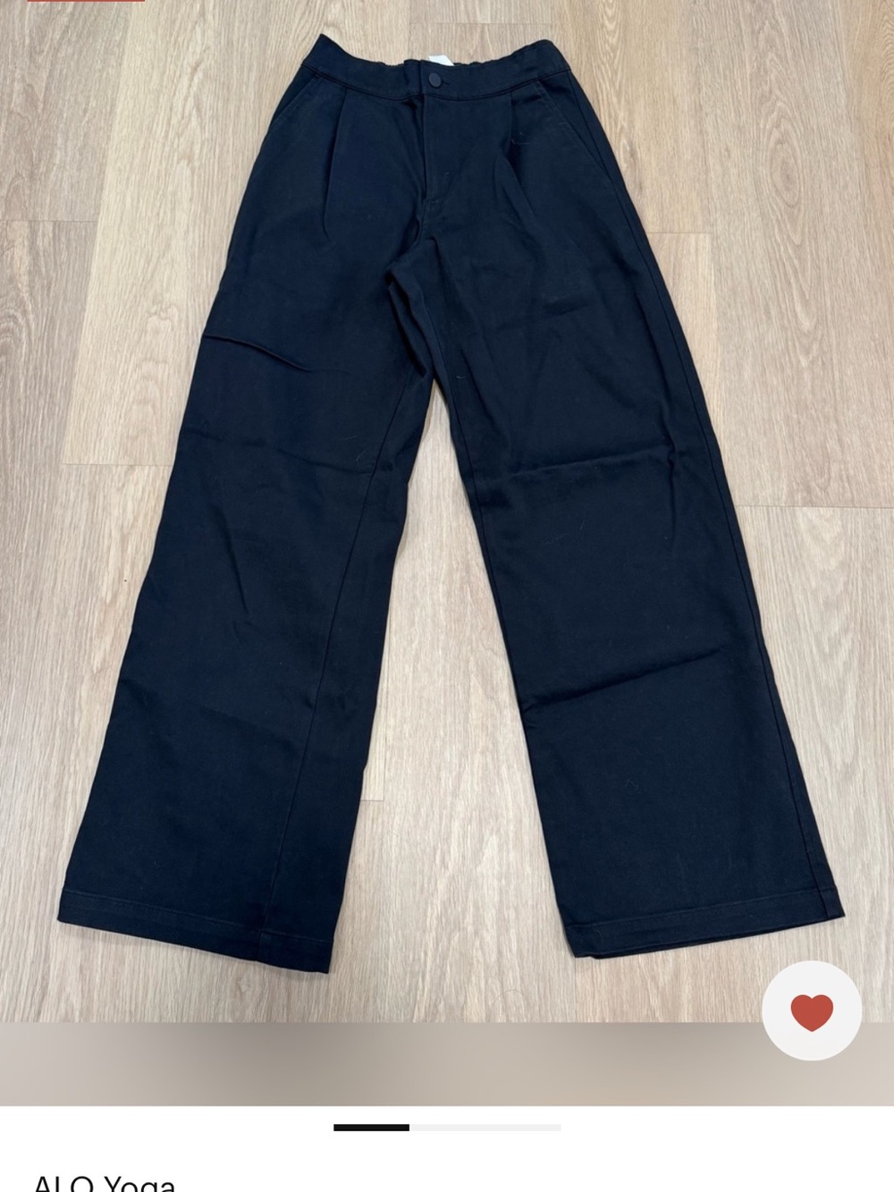 ALO Straight Leg Trouser Pants